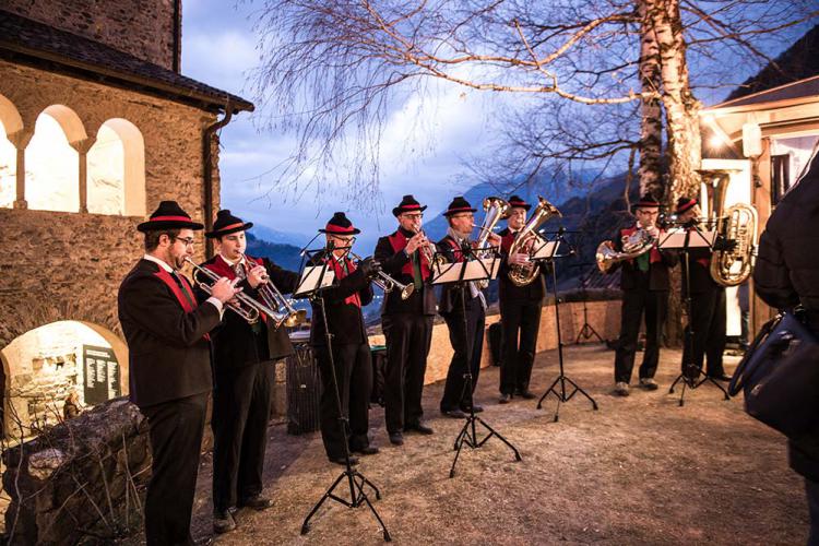 Traditionelle Musik beim Schlossadvent