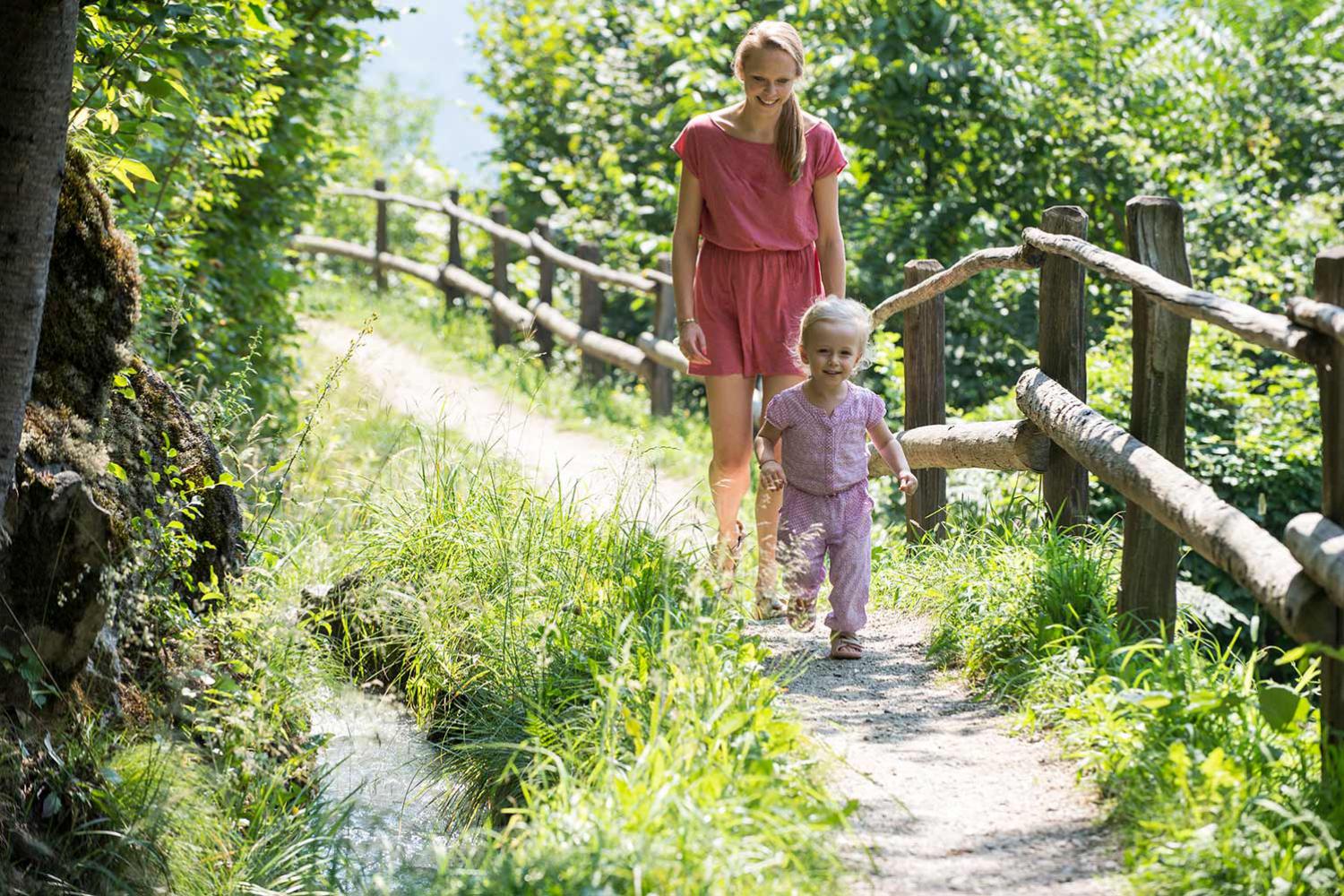 Waalweg di Parcines (sentiero lungo la roggia)